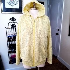 Bell Pepper yellow hoodie 
size XL EUC